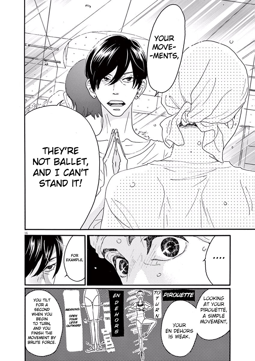 Dance Dance Danseur chapter 16 page 15