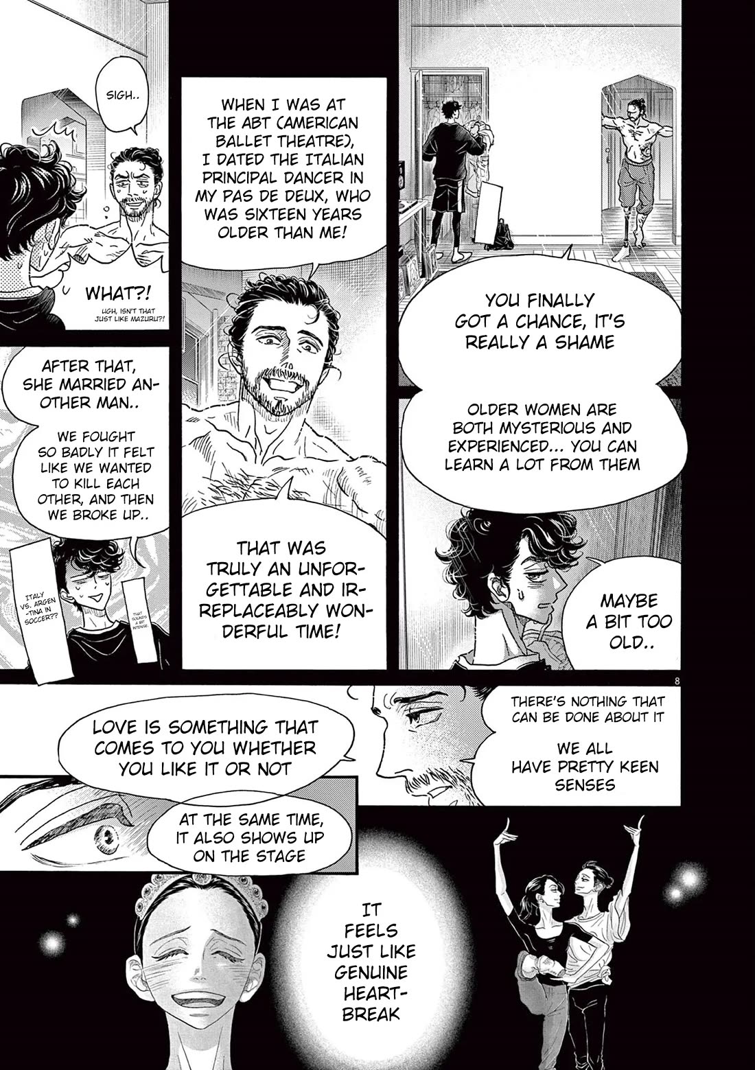 Dance Dance Danseur chapter 186 page 8
