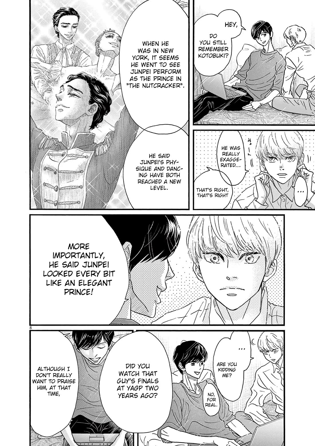 Dance Dance Danseur chapter 199 page 8