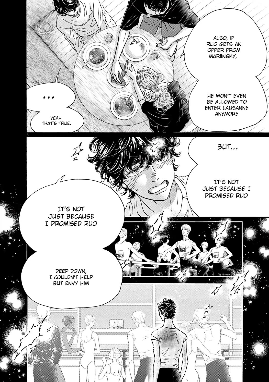 Dance Dance Danseur chapter 201 page 8