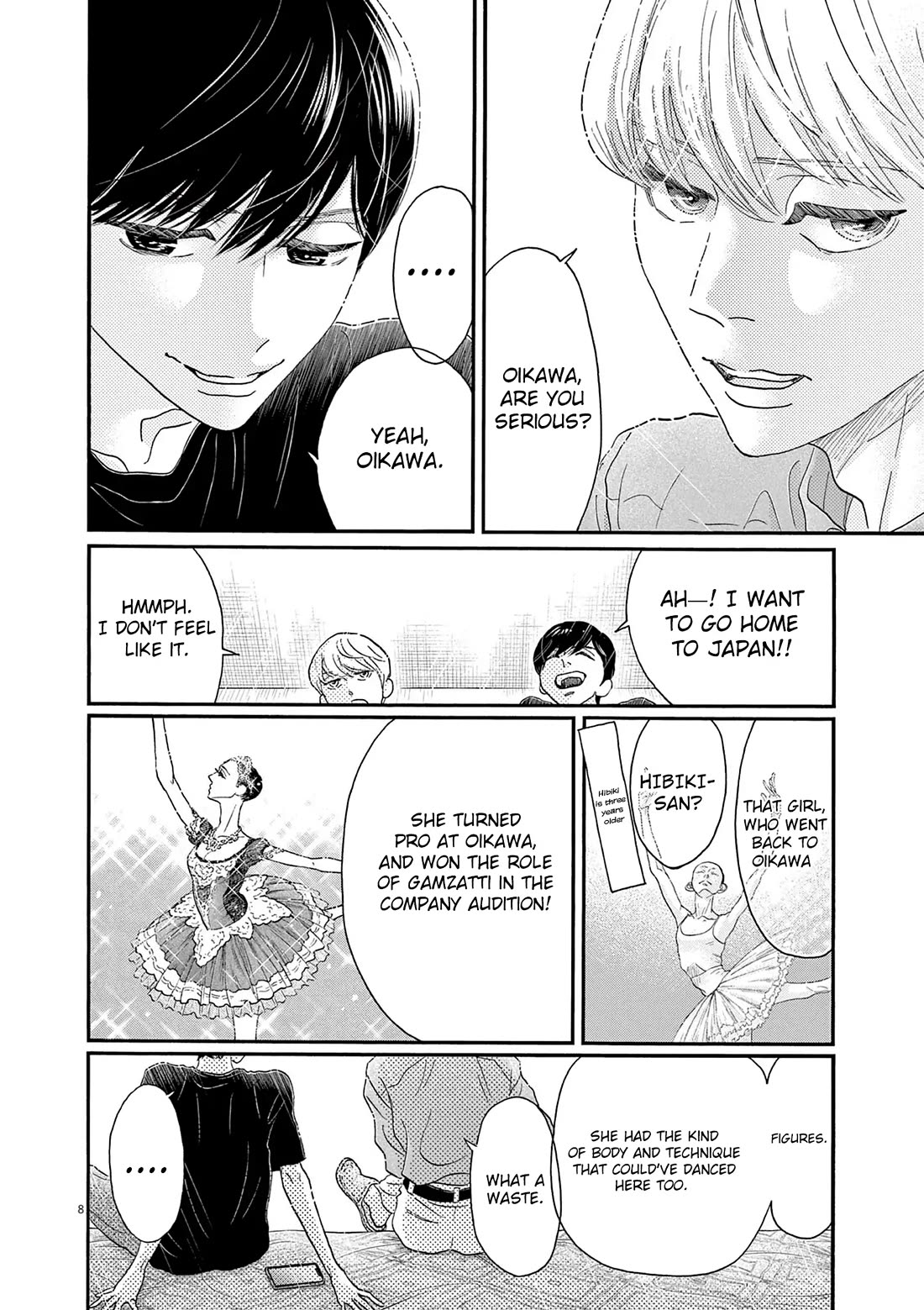 Dance Dance Danseur chapter 204 page 8