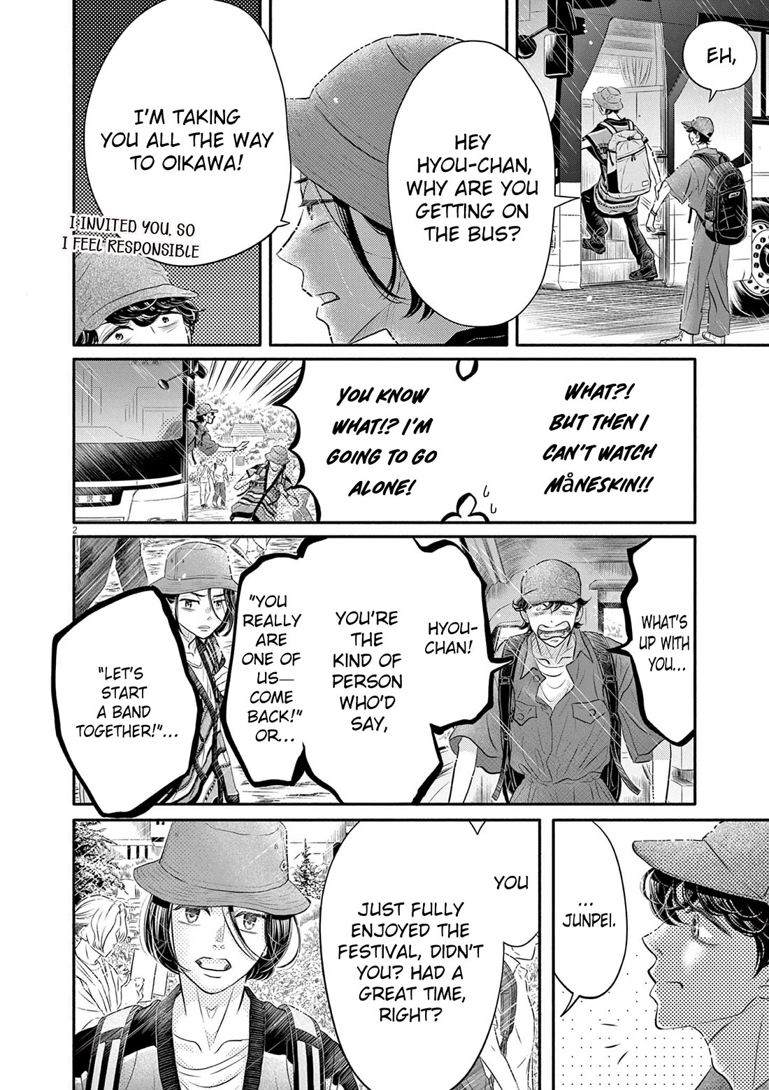 Dance Dance Danseur chapter 214 page 2