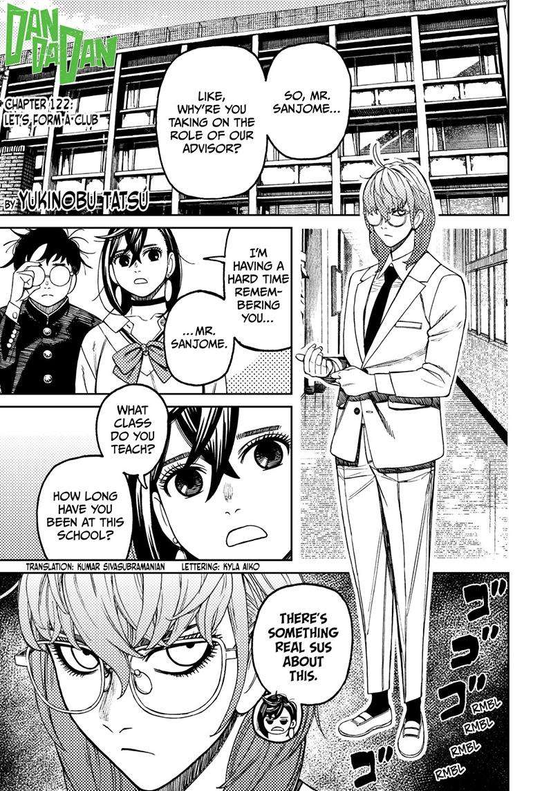 Dandadan chapter 122 page 1