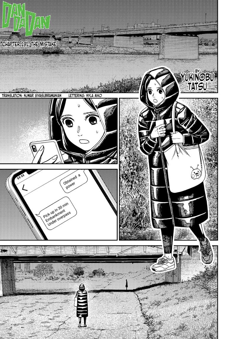 Dandadan chapter 191 page 1