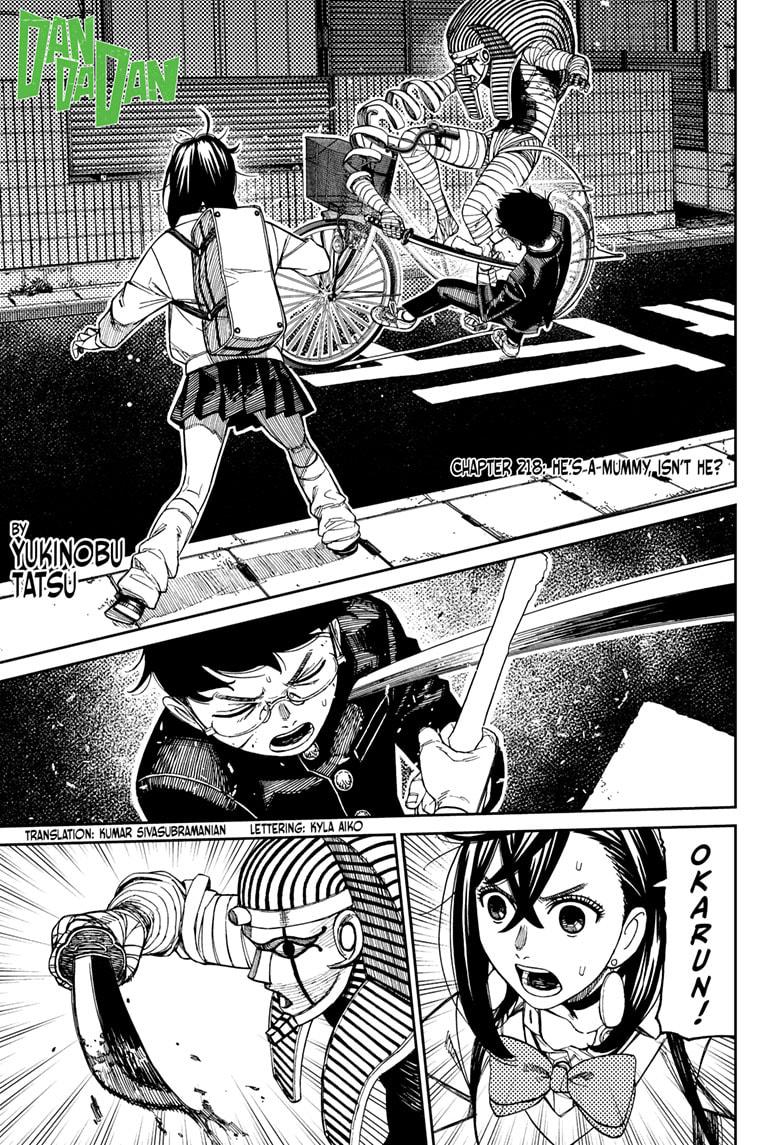 Dandadan chapter 218 page 1