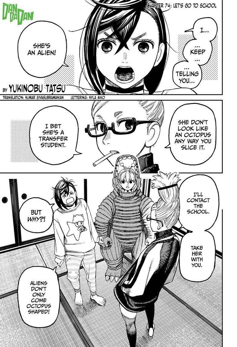 Dandadan chapter 74 page 1