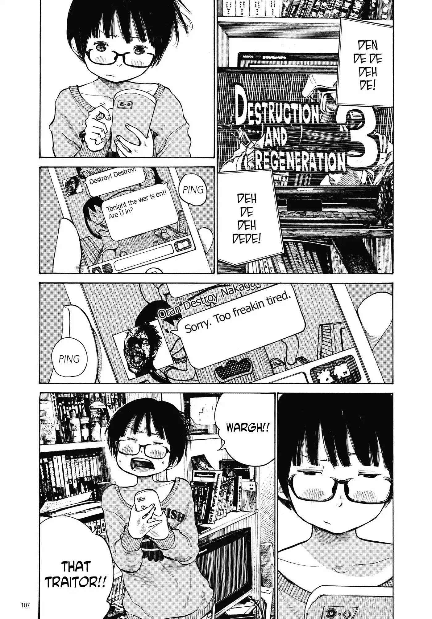 Dead Dead Demon's Dededededestruction chapter 14 page 9