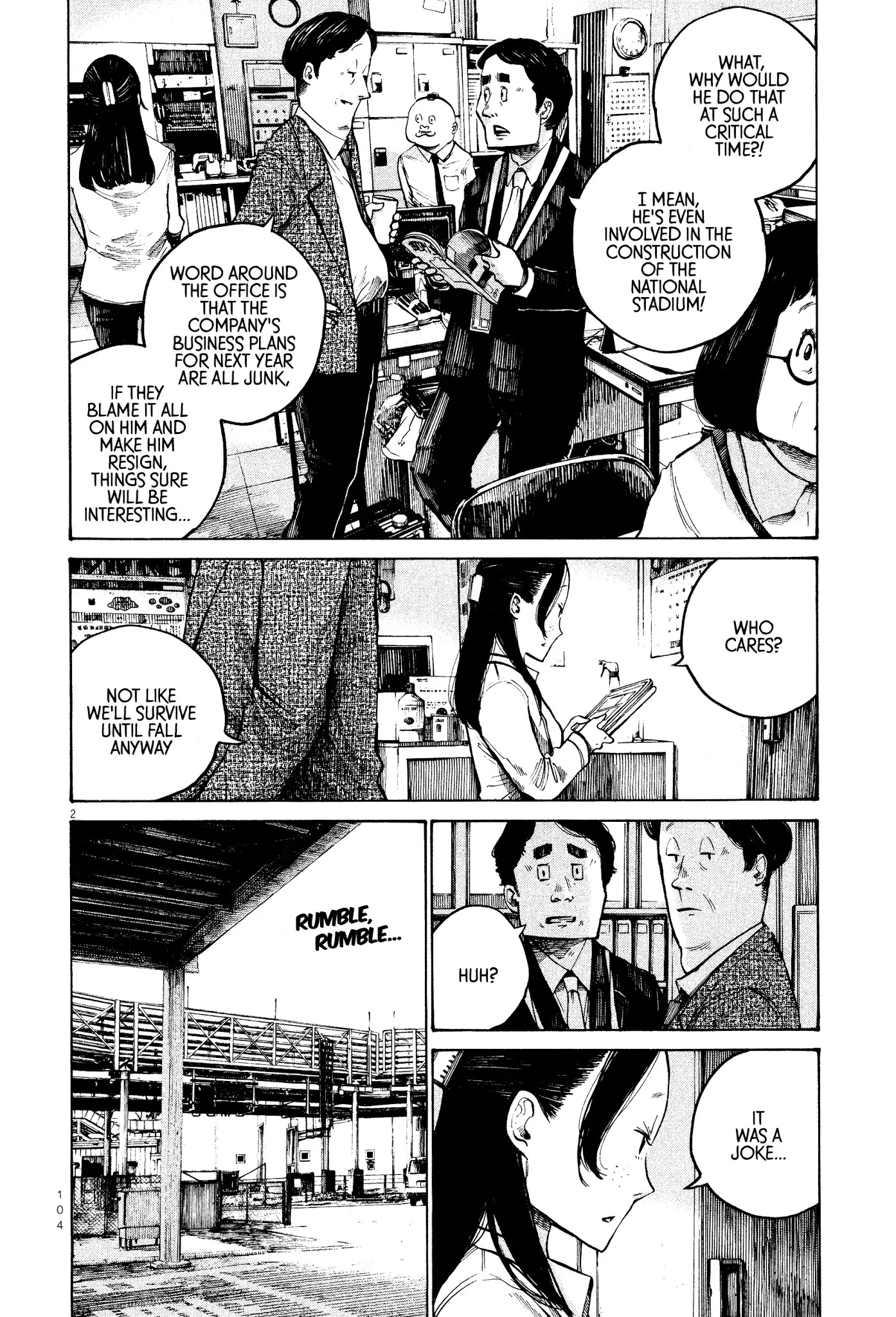 Dead Dead Demon's Dededededestruction chapter 30 page 4