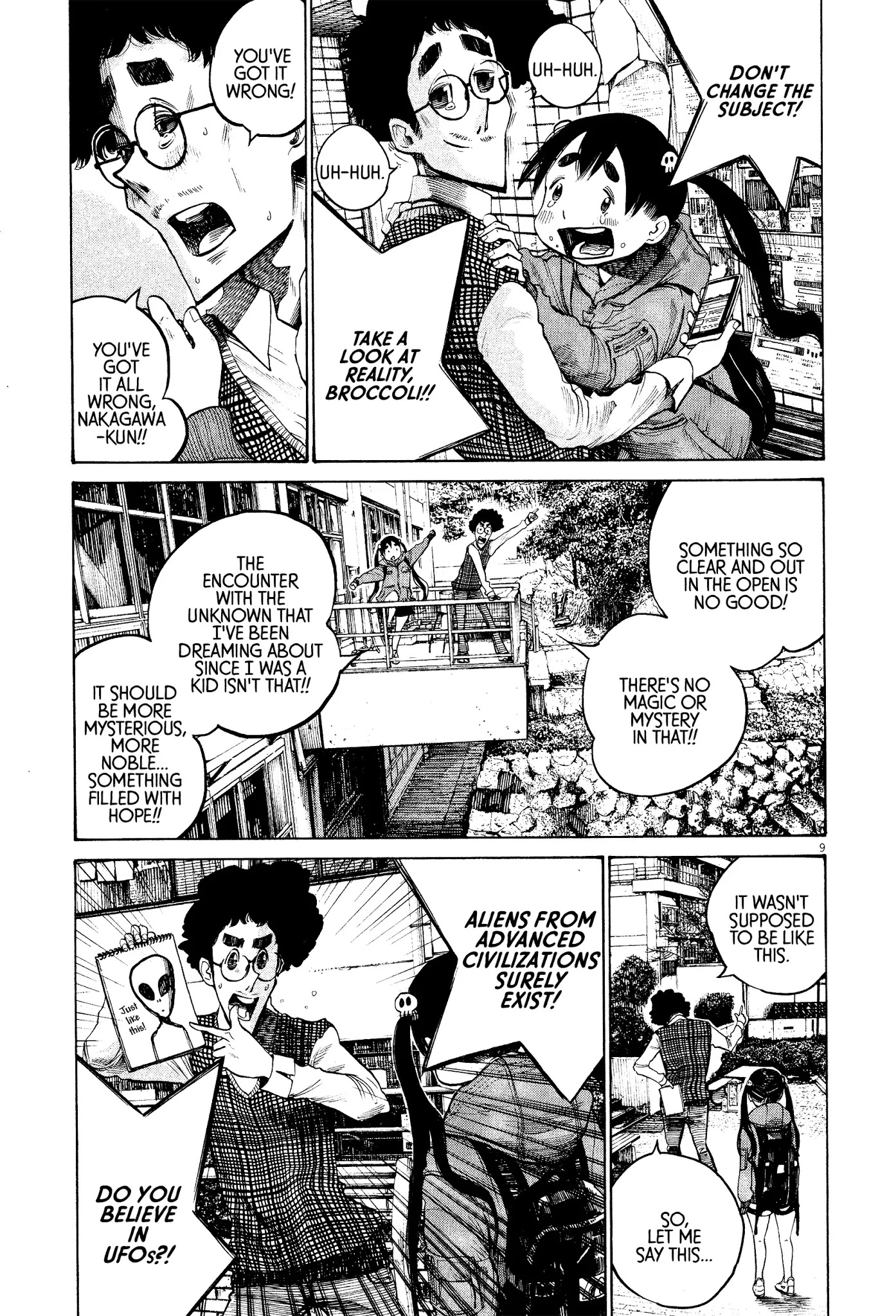 Dead Dead Demon's Dededededestruction chapter 32 page 9