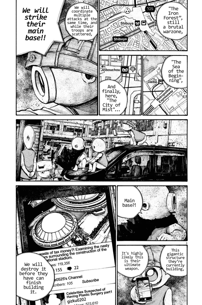 Dead Dead Demon's Dededededestruction chapter 39 page 8