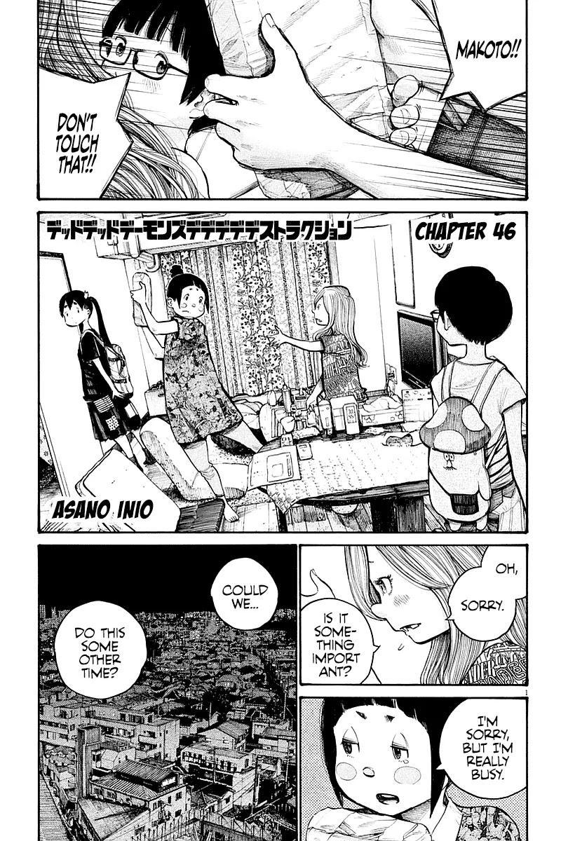 Dead Dead Demon's Dededededestruction chapter 46 page 1