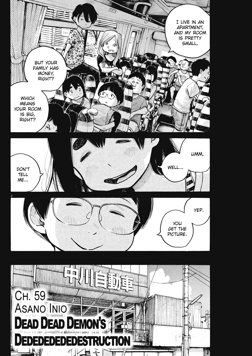Dead Dead Demon's Dededededestruction chapter 59 page 2