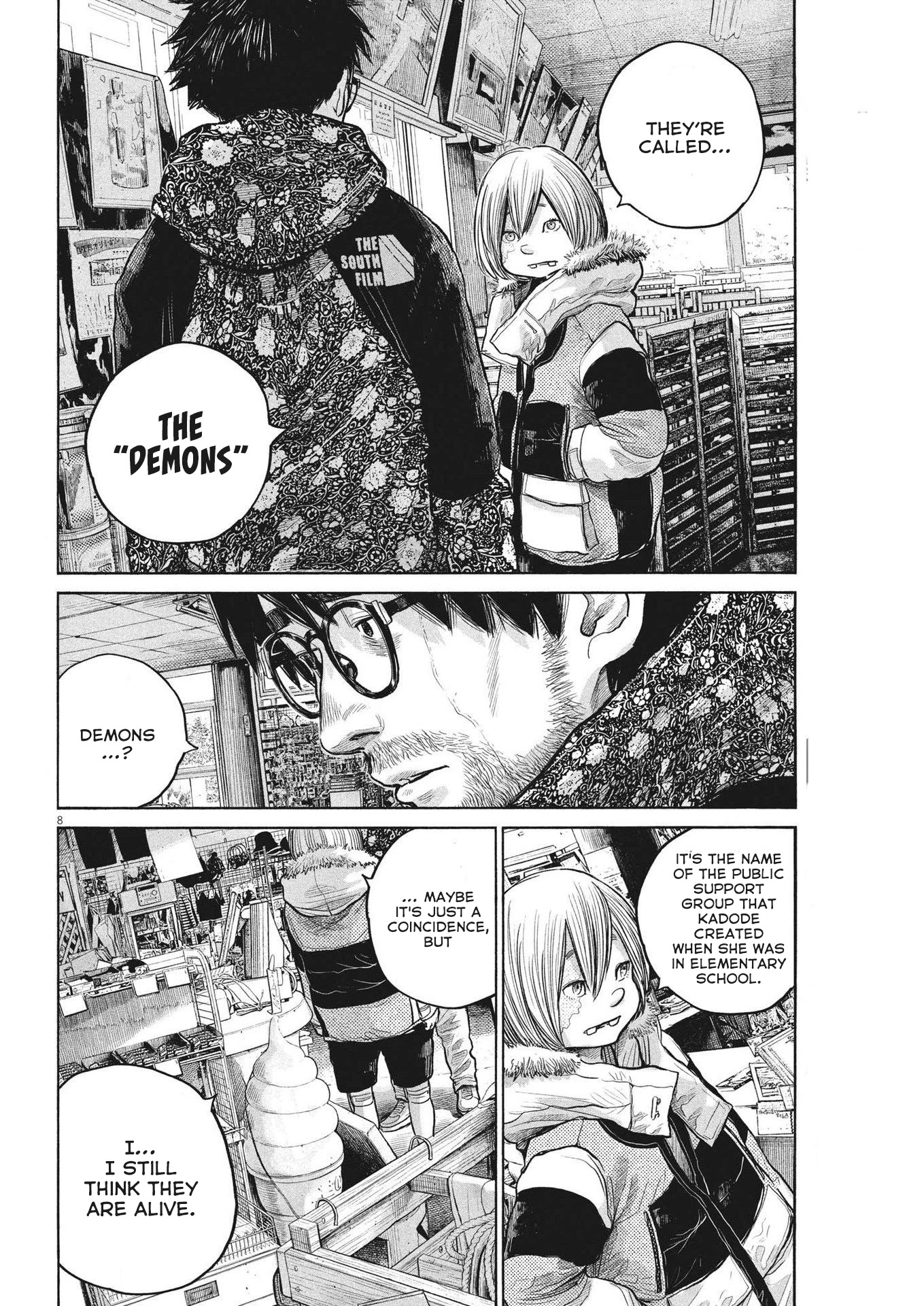 Dead Dead Demon's Dededededestruction chapter 97 page 8