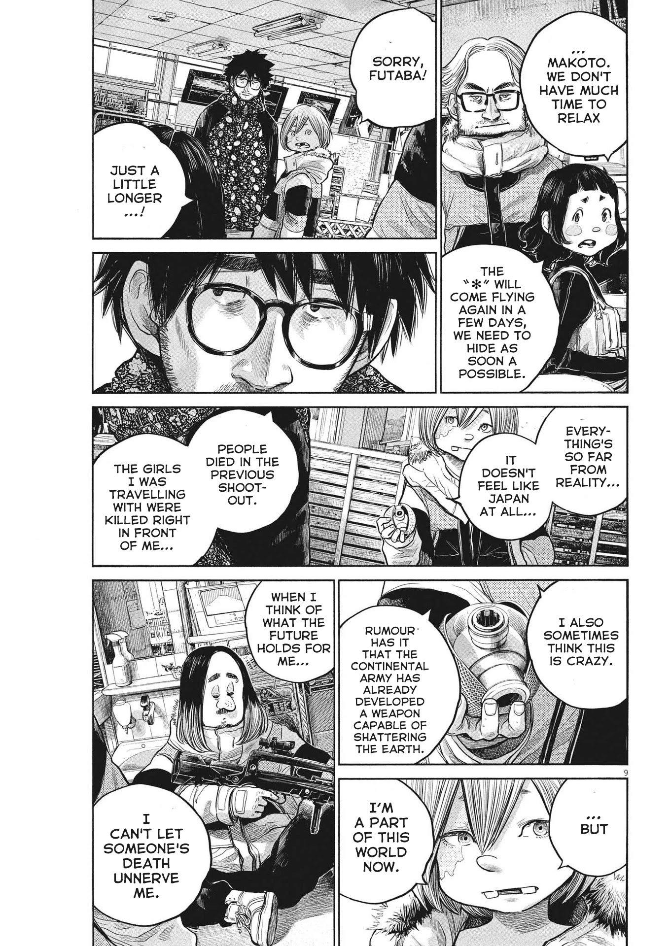 Dead Dead Demon's Dededededestruction chapter 97 page 9