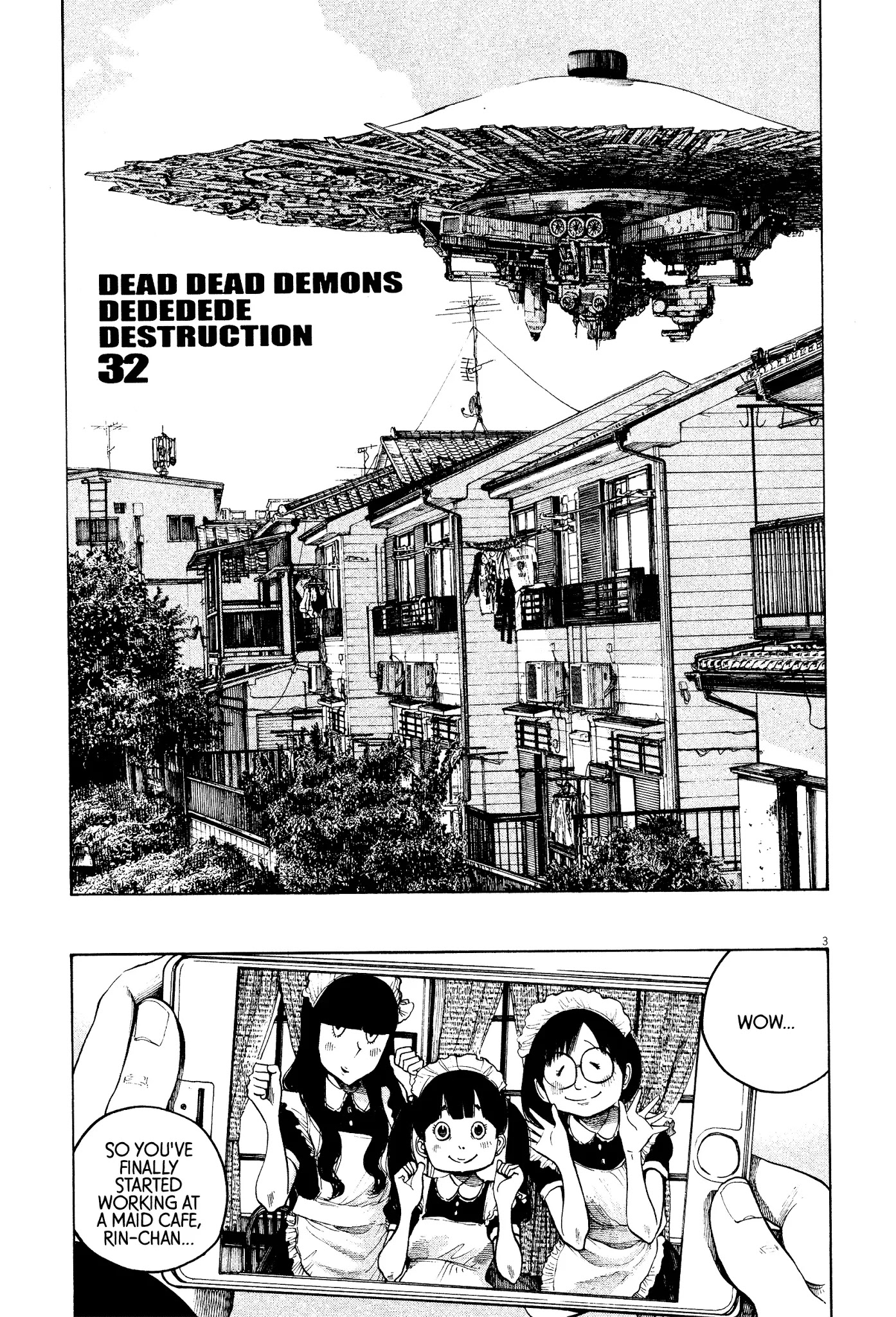 Dead Dead Demon's Dededededestruction chapter 32 page 3