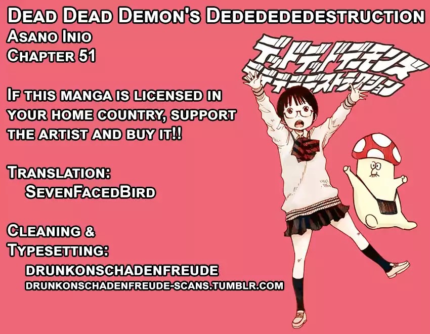Dead Dead Demon's Dededededestruction chapter 51 page 19