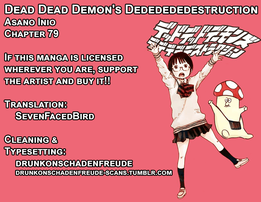 Dead Dead Demon's Dededededestruction chapter 79 page 19