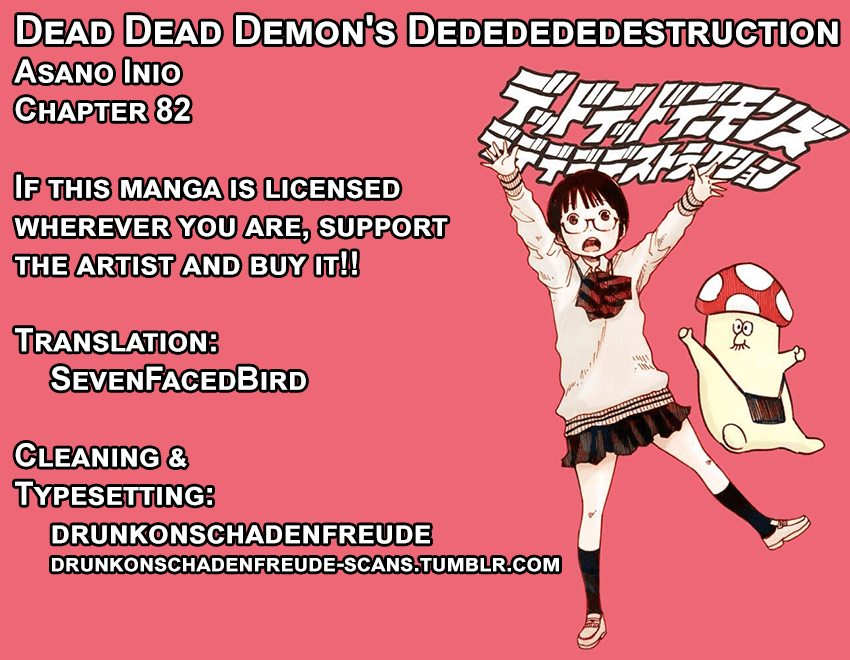 Dead Dead Demon's Dededededestruction chapter 82 page 22