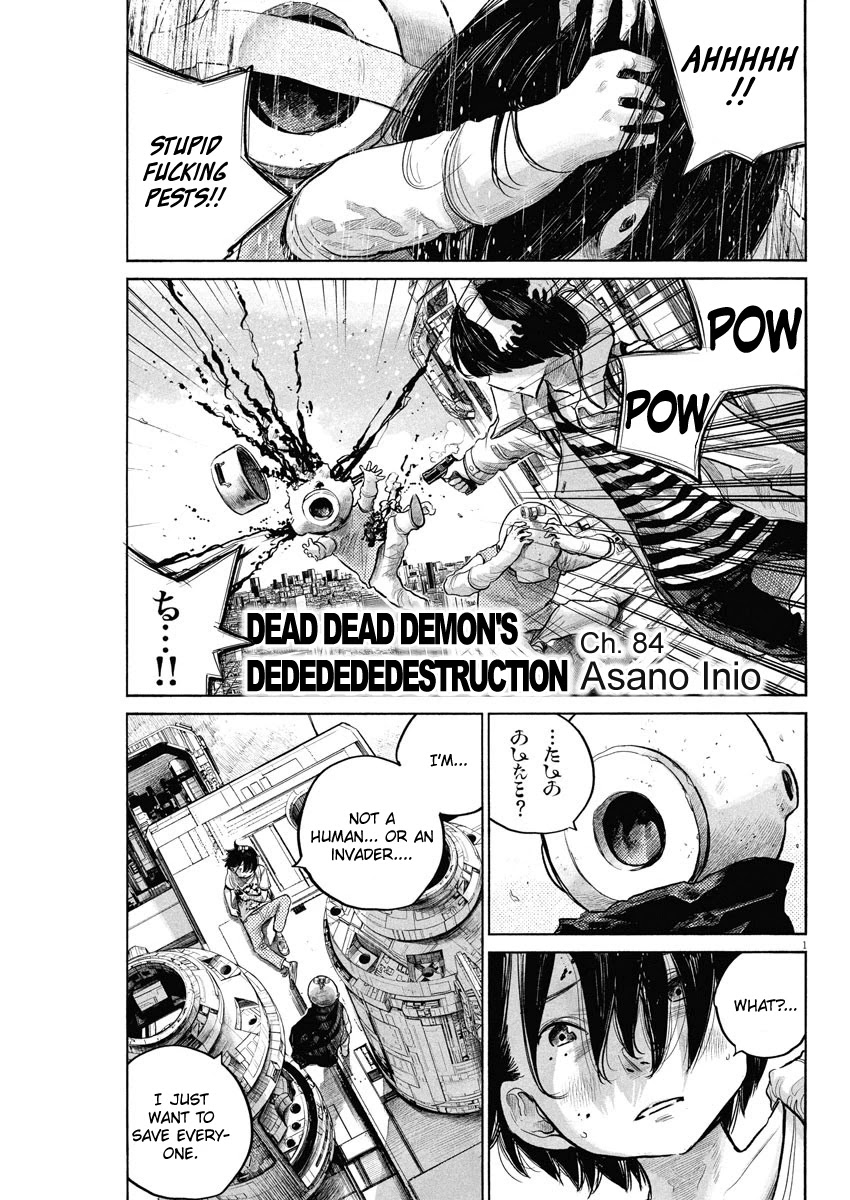 Dead Dead Demon's Dededededestruction chapter 84 page 1