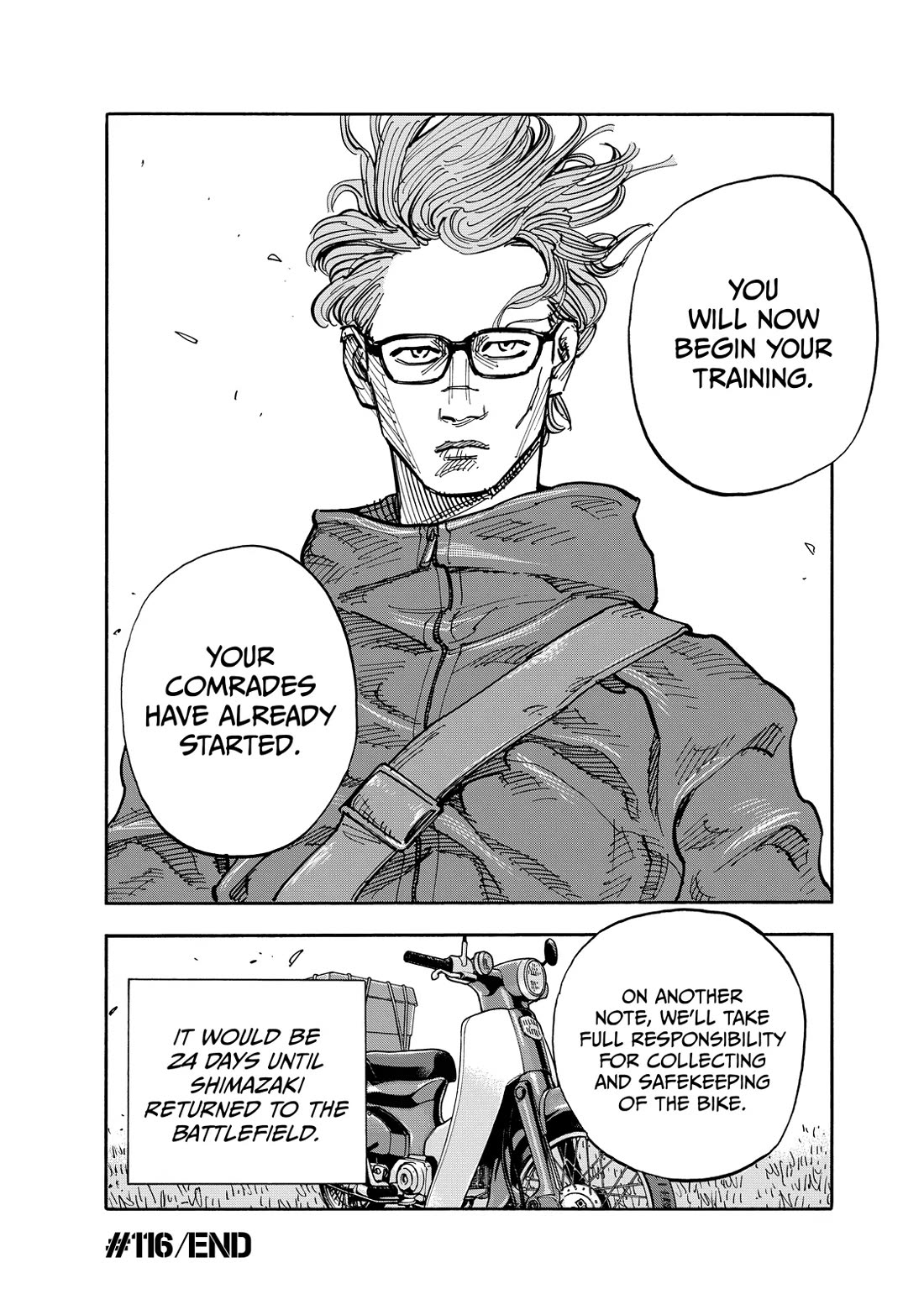 Dear Shimazaki in the Peaceful Land chapter 116 page 18