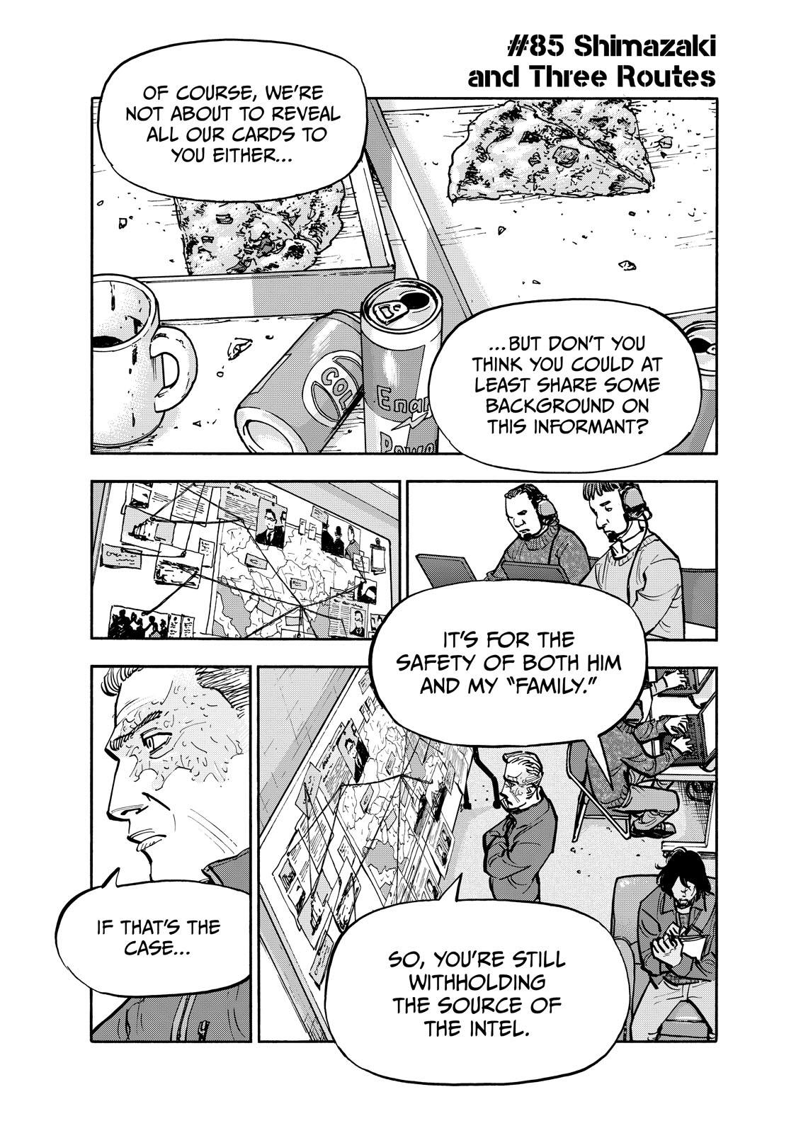 Dear Shimazaki in the Peaceful Land chapter 85 page 1