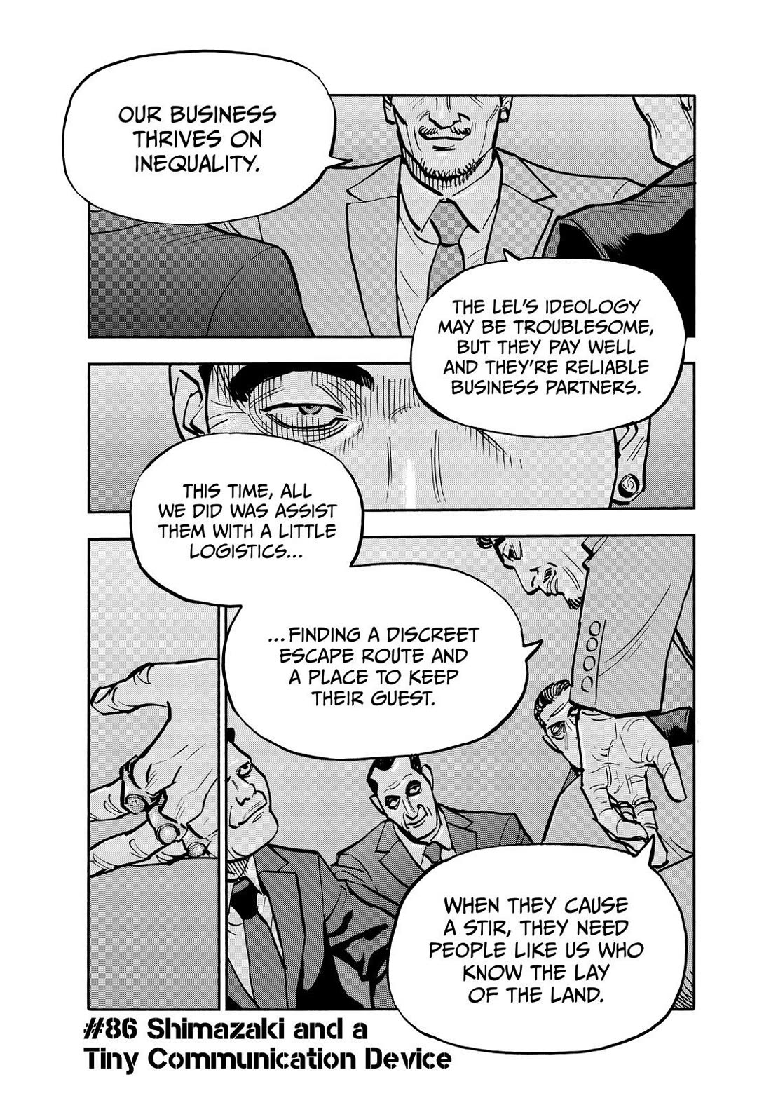 Dear Shimazaki in the Peaceful Land chapter 86 page 1