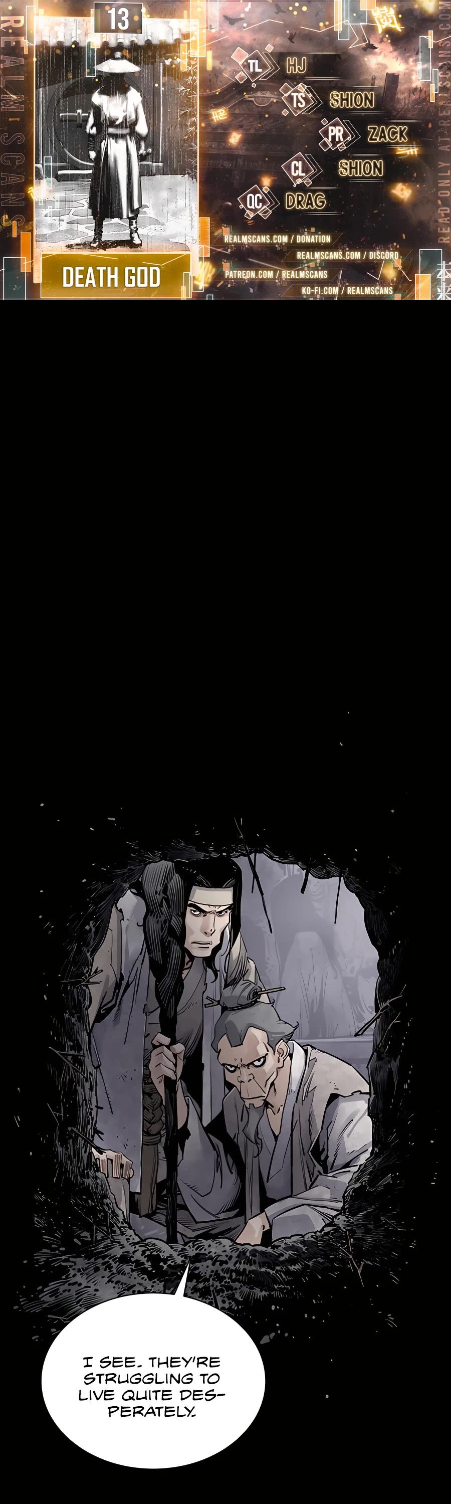 Death God chapter 13 page 1