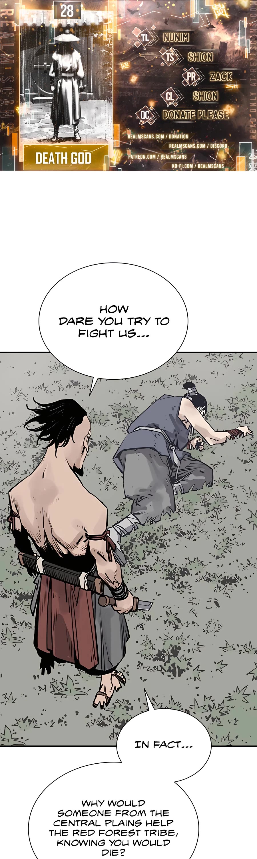 Death God chapter 28 page 1