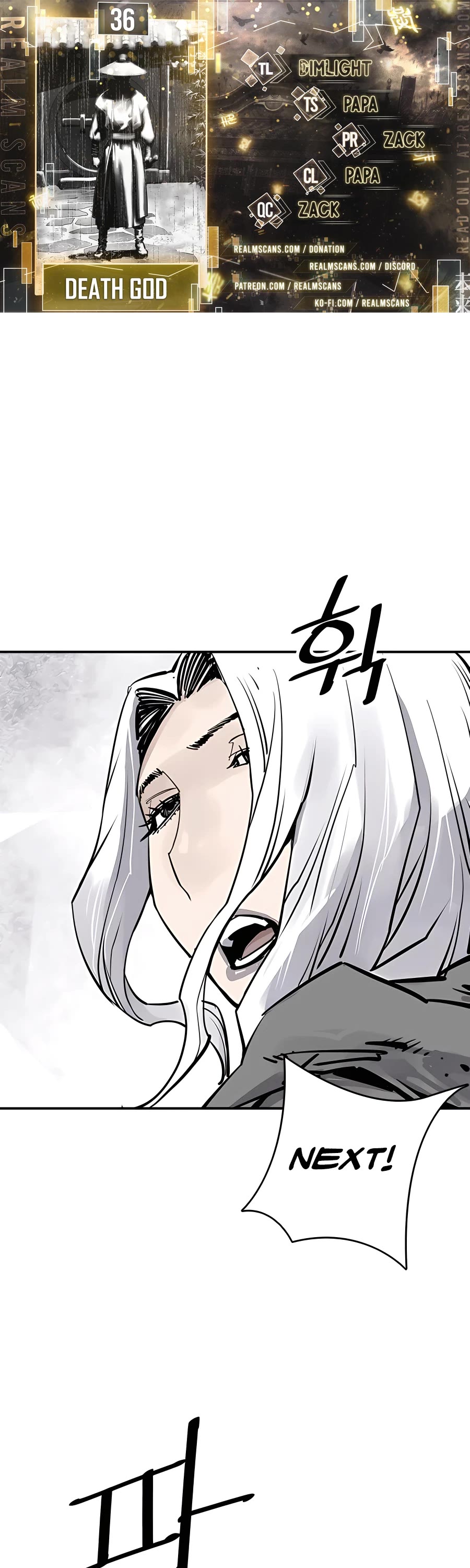 Death God chapter 36 page 1