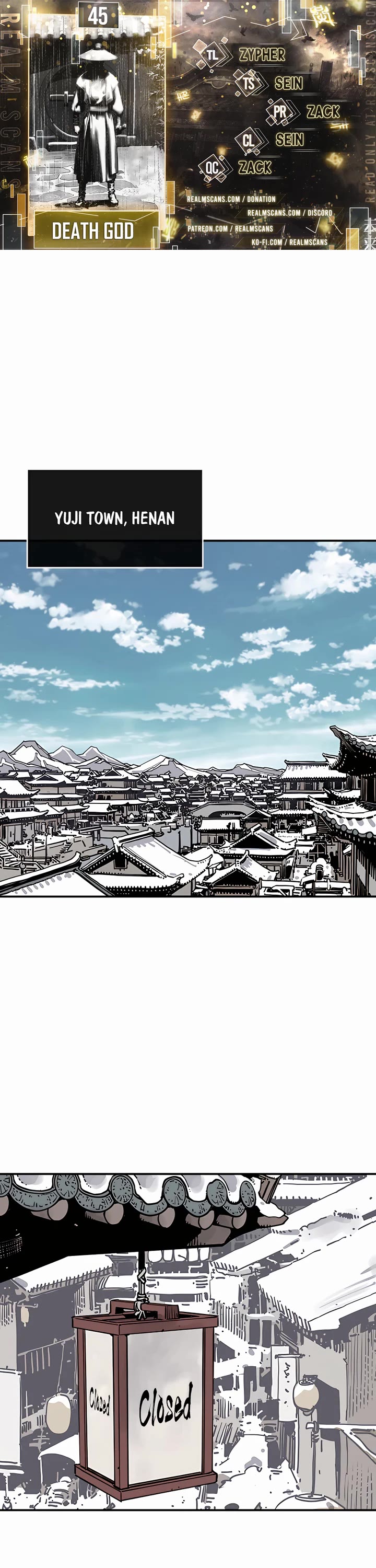 Death God chapter 45 page 1