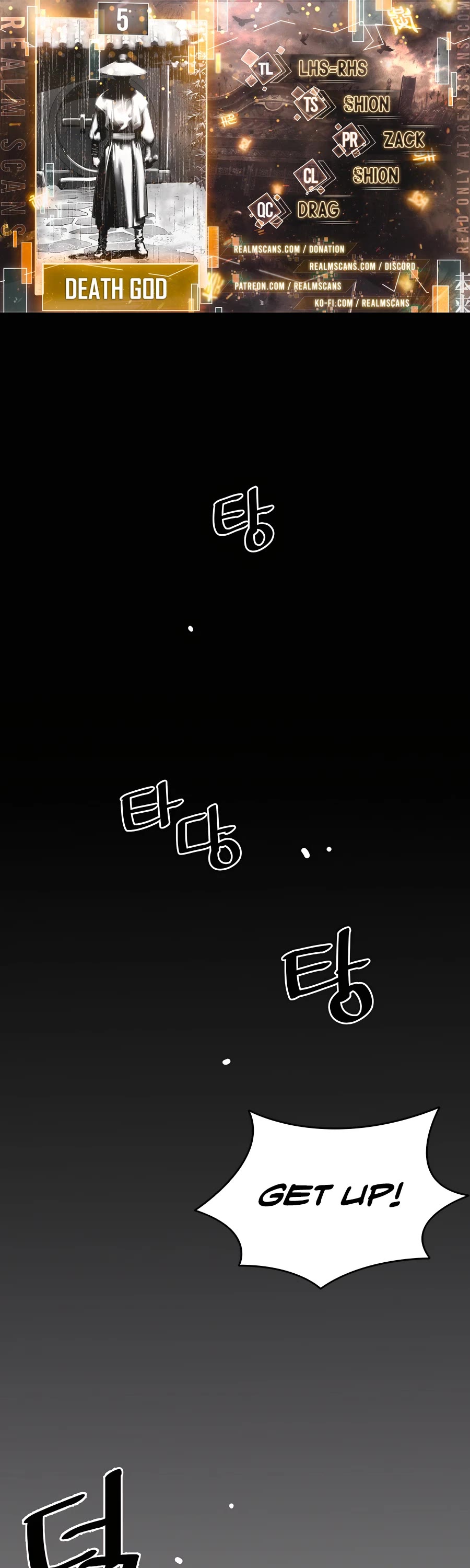 Death God chapter 5 page 1