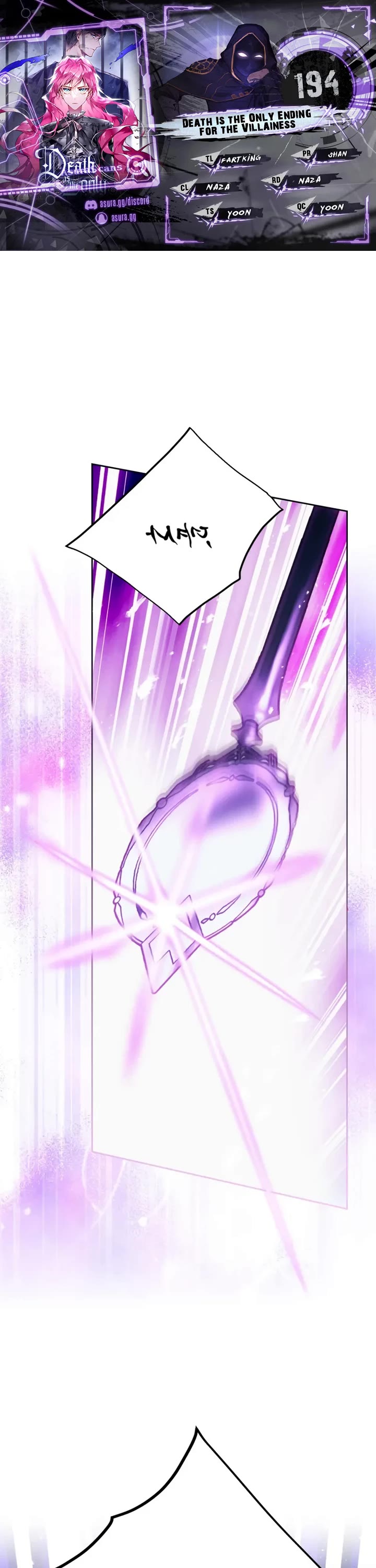 Death Is The Only Ending For The Villainess chapter 194 page 1