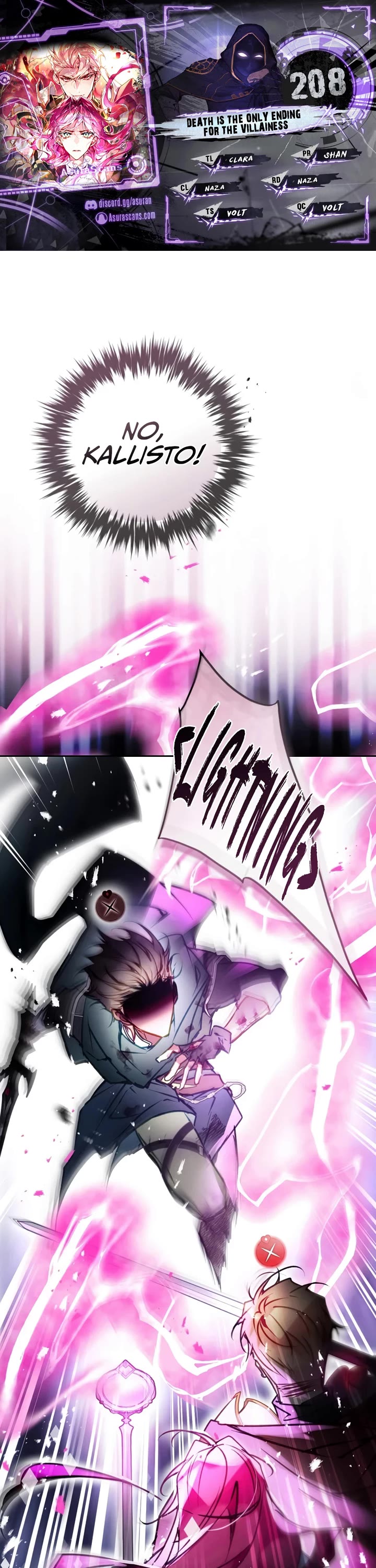 Death Is The Only Ending For The Villainess chapter 208 page 1