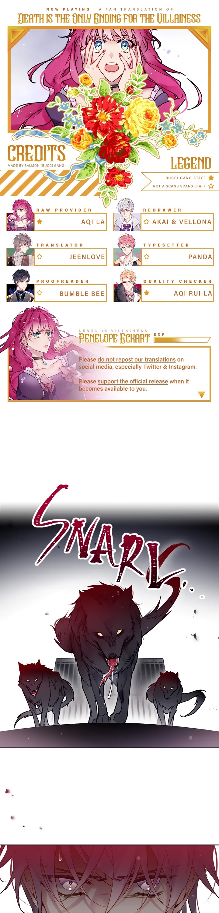 Death Is The Only Ending For The Villainess chapter 23 page 1