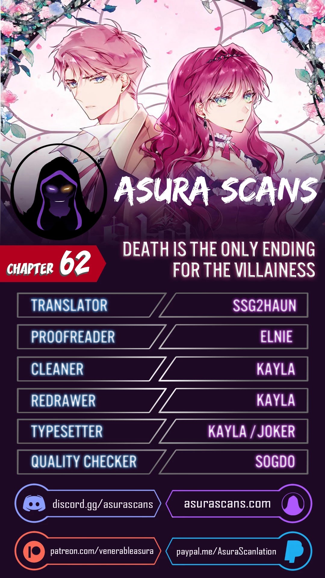 Death Is The Only Ending For The Villainess chapter 62 page 1
