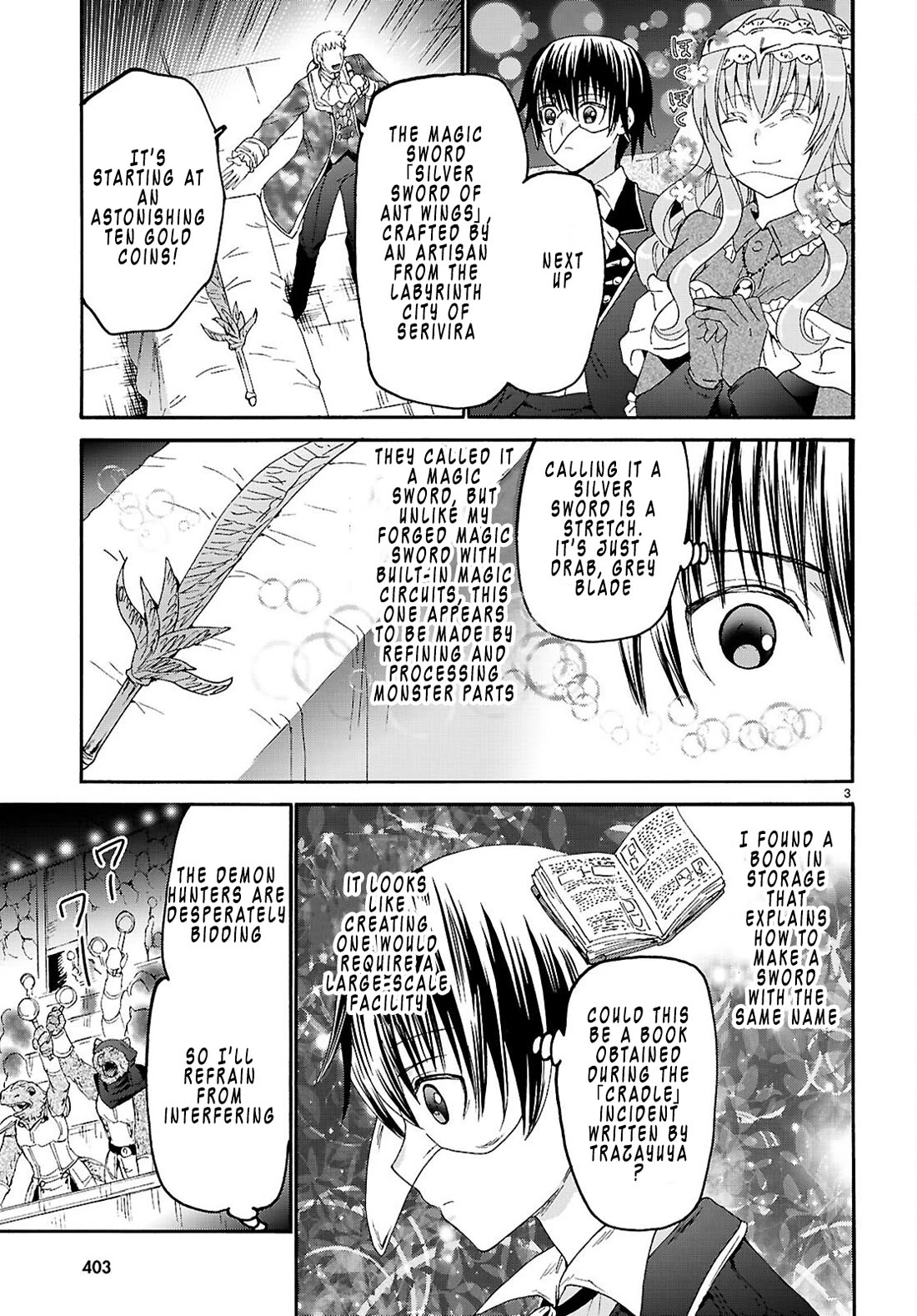 Death March kara Hajimaru Isekai Kyousoukyoku chapter 135 page 3