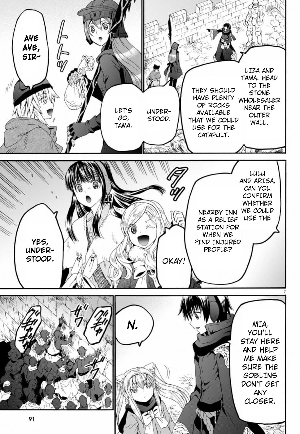 Death March kara Hajimaru Isekai Kyousoukyoku chapter 61 page 6