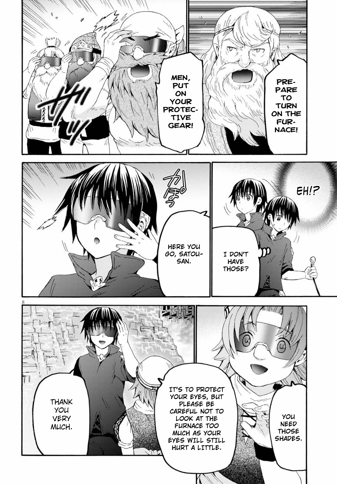 Death March kara Hajimaru Isekai Kyousoukyoku chapter 71 page 8