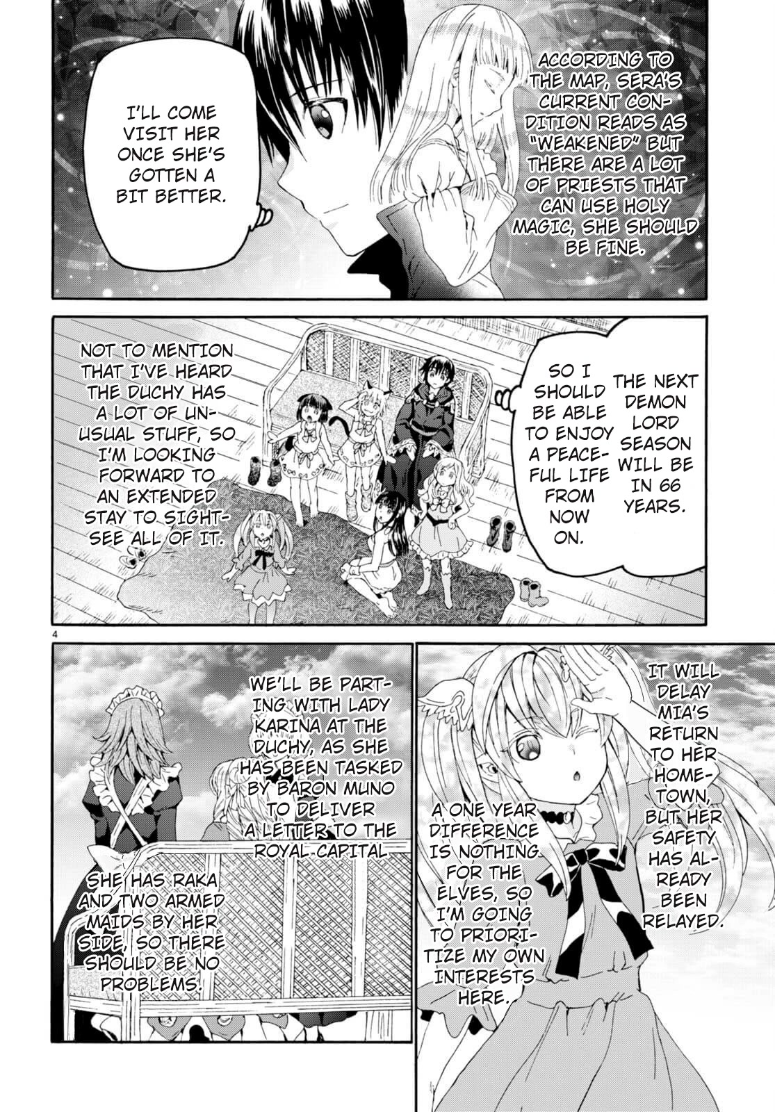 Death March kara Hajimaru Isekai Kyousoukyoku chapter 95 page 4