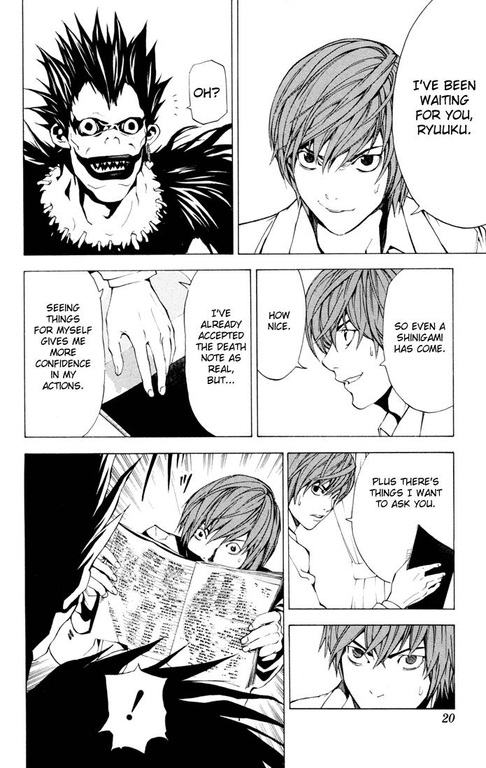 Death Note chapter 1 page 18