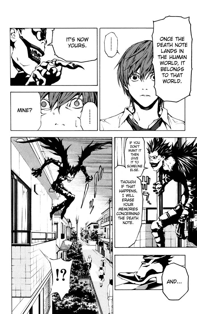 Death Note chapter 1 page 20