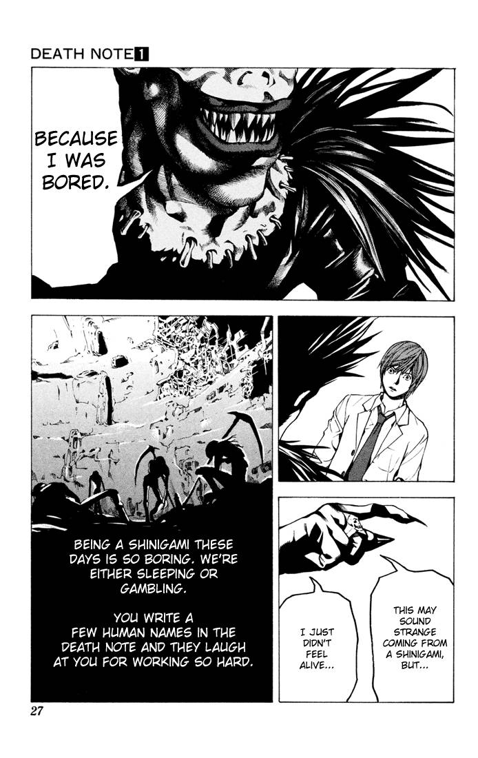 Death Note chapter 1 page 25