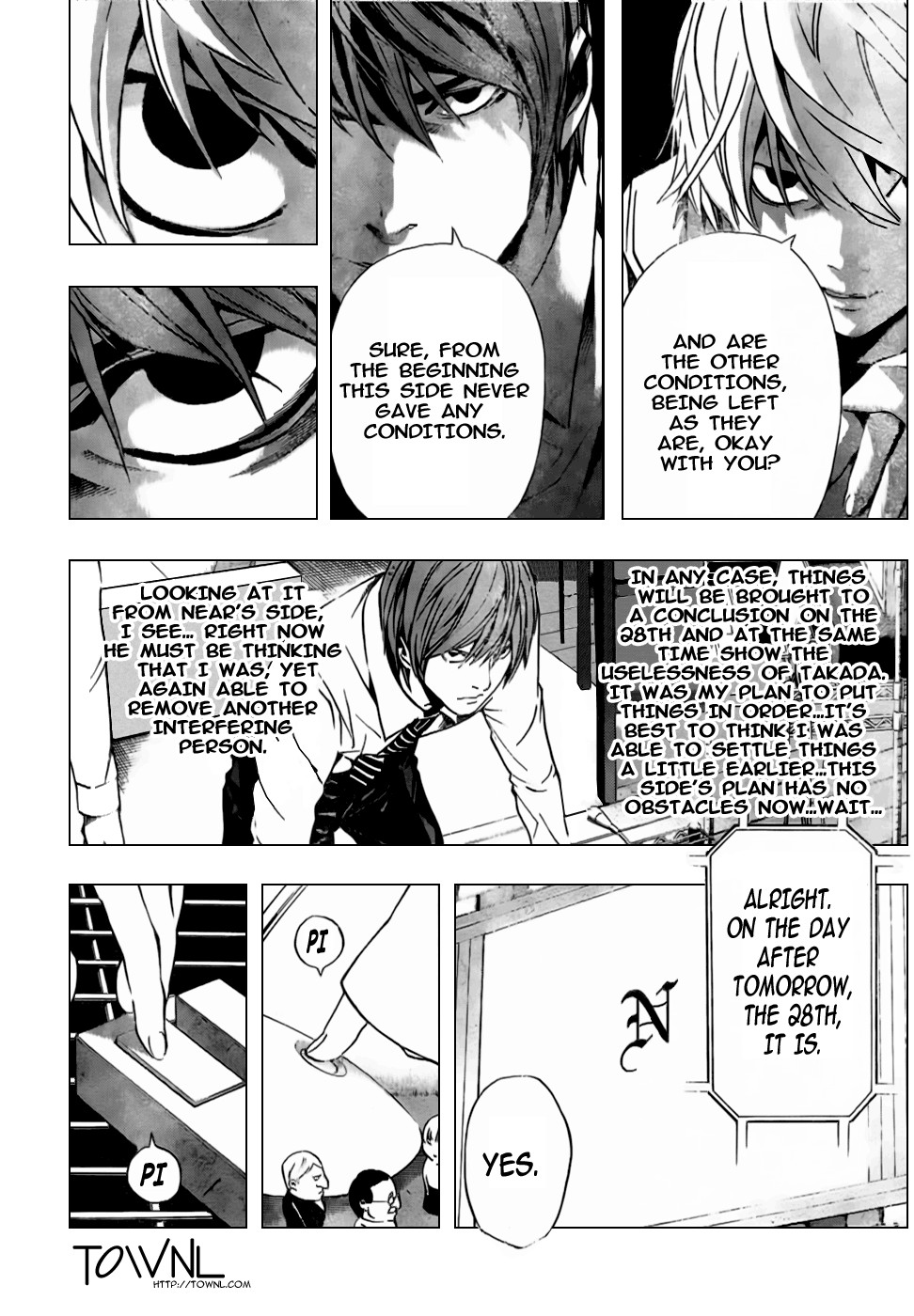 Death Note chapter 100 page 9