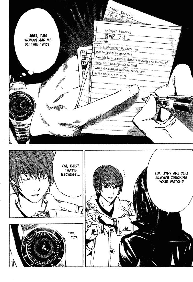 Death Note chapter 14 page 18