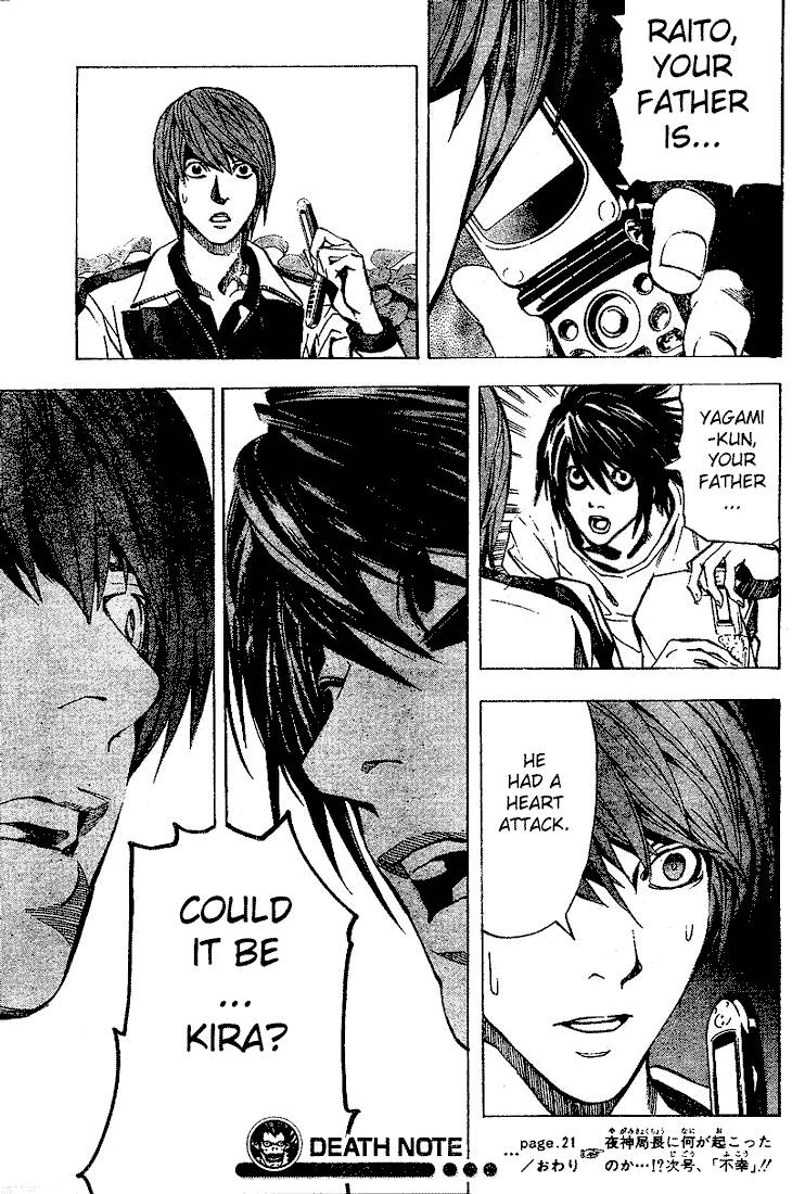 Death Note chapter 21 page 23