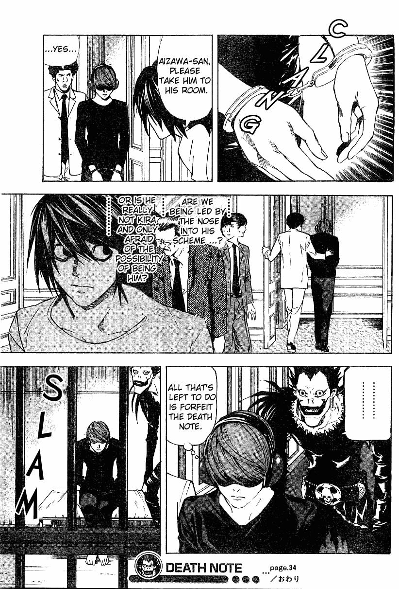 Death Note chapter 34 page 21