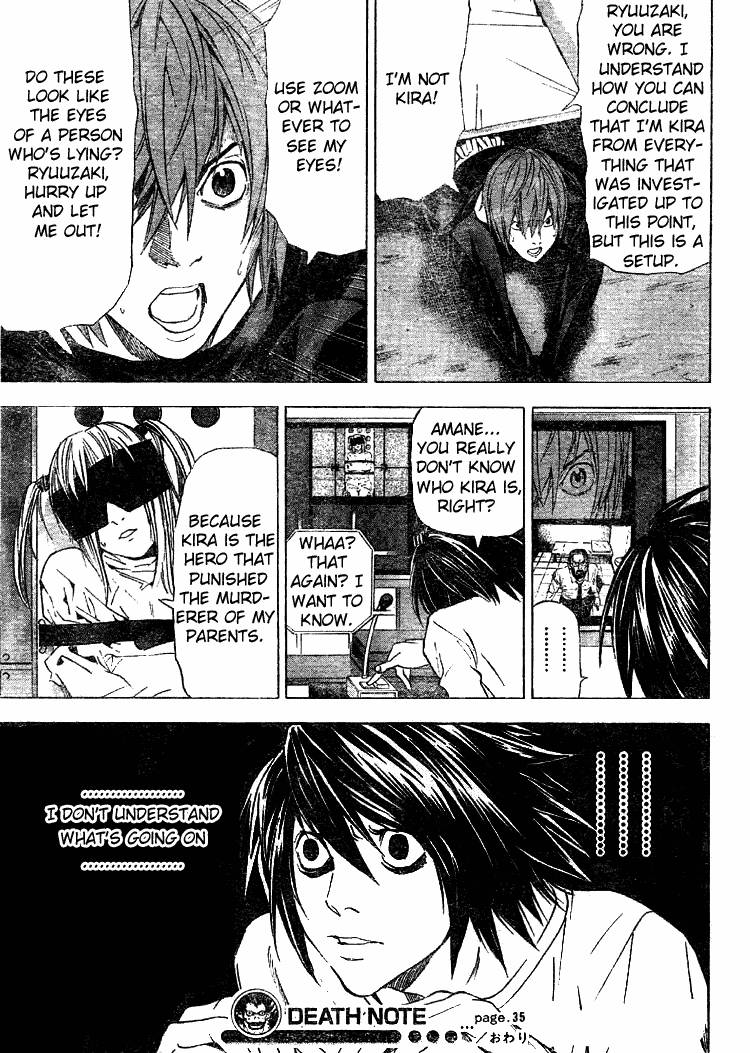 Death Note chapter 35 page 19