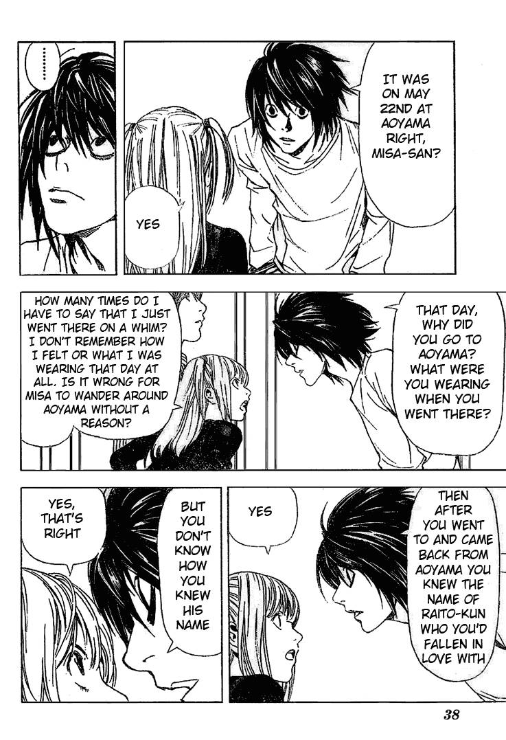 Death Note chapter 37 page 6