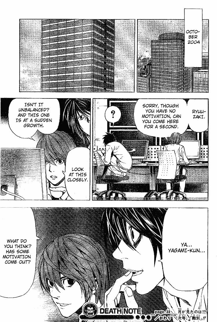 Death Note chapter 38 page 21