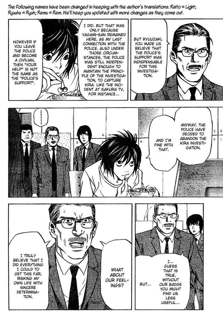 Death Note chapter 40 page 2
